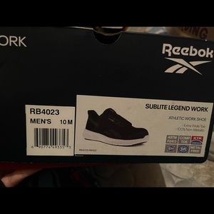 Reebok compressed work shoes!